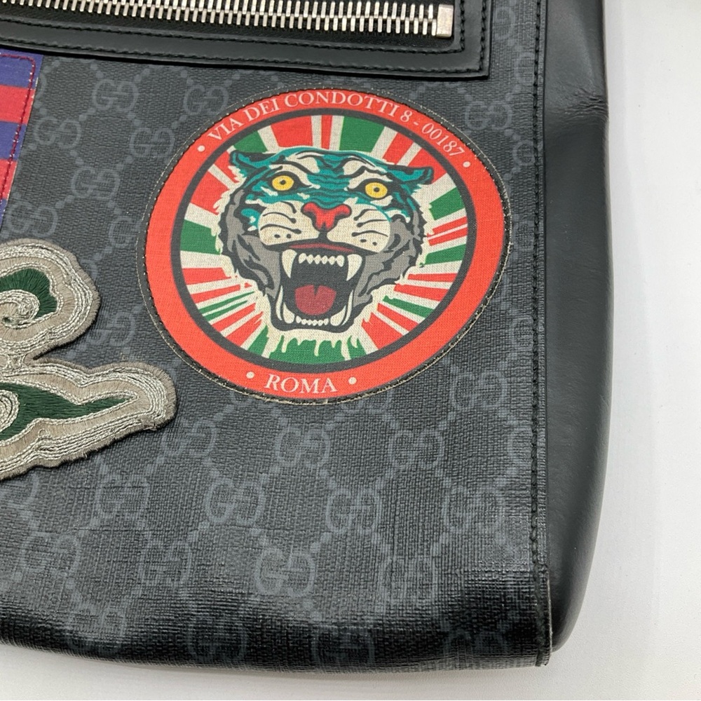Gucci GG Night Supreme Courrier Flat Messenger Bag - Picture 8 of 15